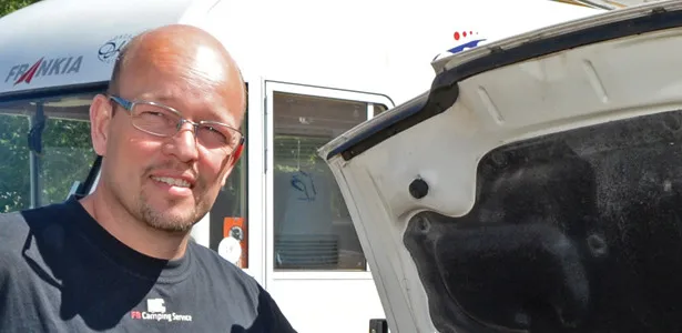 Flemming Bonde, indehaver af FB Camping Service